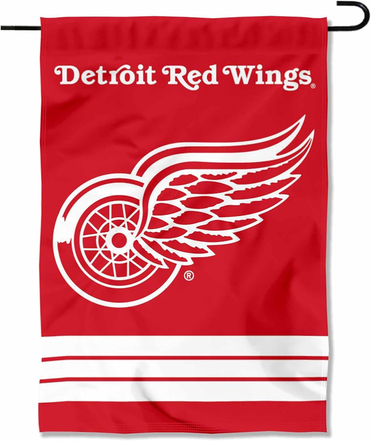 NHL Detroit Red Wings Flag - "12.5 x 18" "28 x 40" Inches - Detroit Red Wings Garden Flags