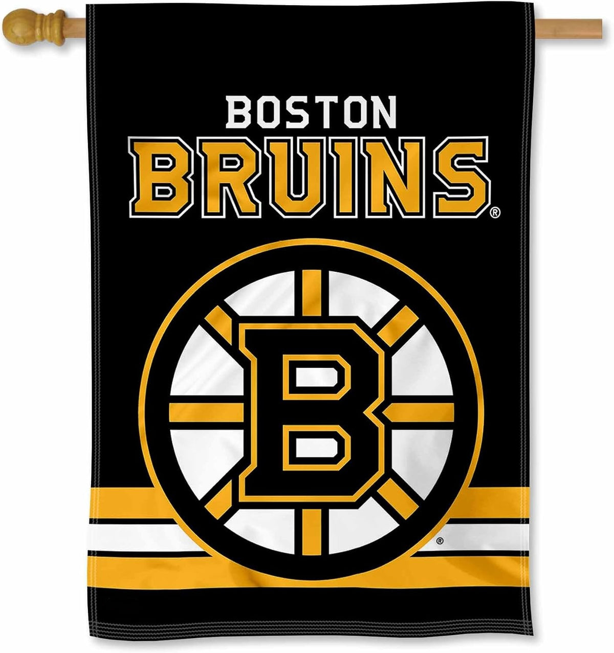 NHL Boston Bruins Flag - "12.5 x 18" "28 x 40" Inches - Boston Bruins Garden Flags