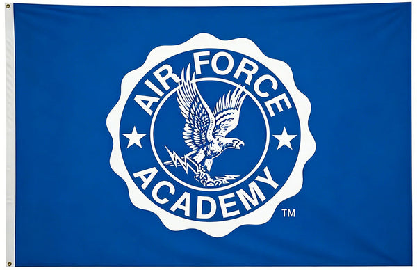 Air Force Academy USAFA Flag-3X5ft Air Force Falcons Vintage-USAF Wing Flags-US AF Falcons-One sided / Double sided