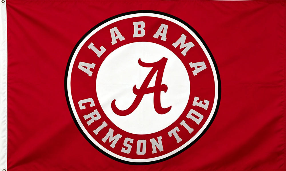 Alabama Flag 3x5ft, NCAA The University of Alabama flag, 100% polyester