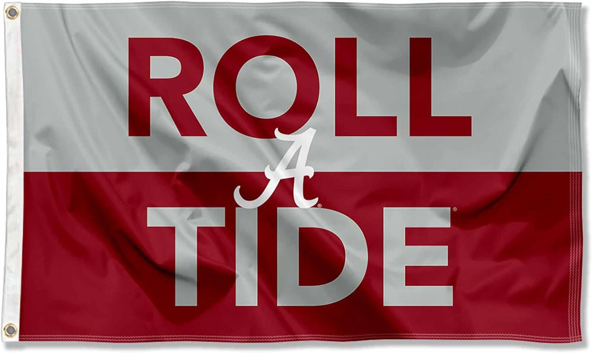 Alabama Flag 3x5ft, NCAA The University of Alabama flag, 100% polyester