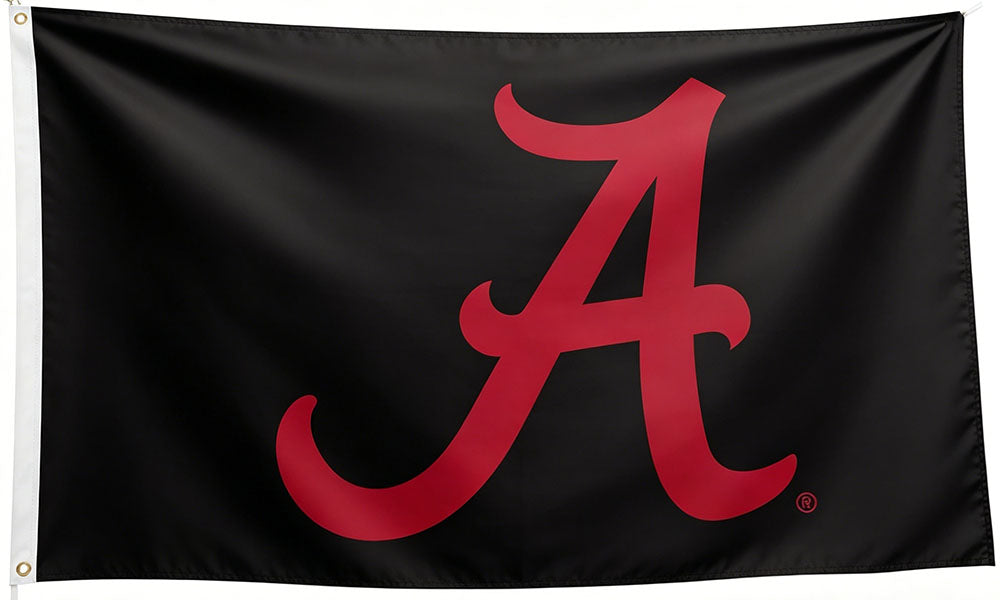 Alabama Flag 3x5ft, NCAA The University of Alabama flag, 100% polyester