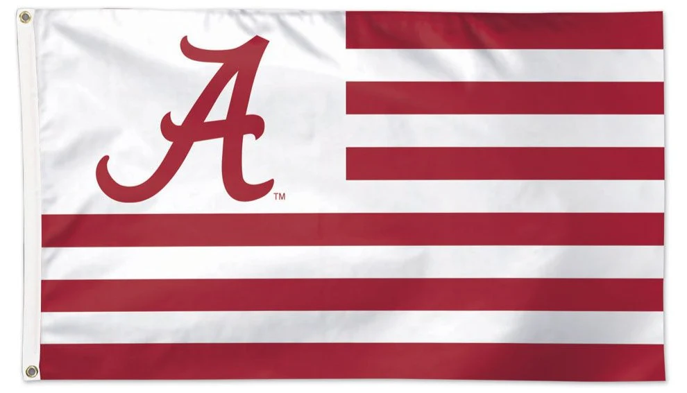 Alabama Flag 3x5ft, NCAA The University of Alabama flag, 100% polyester
