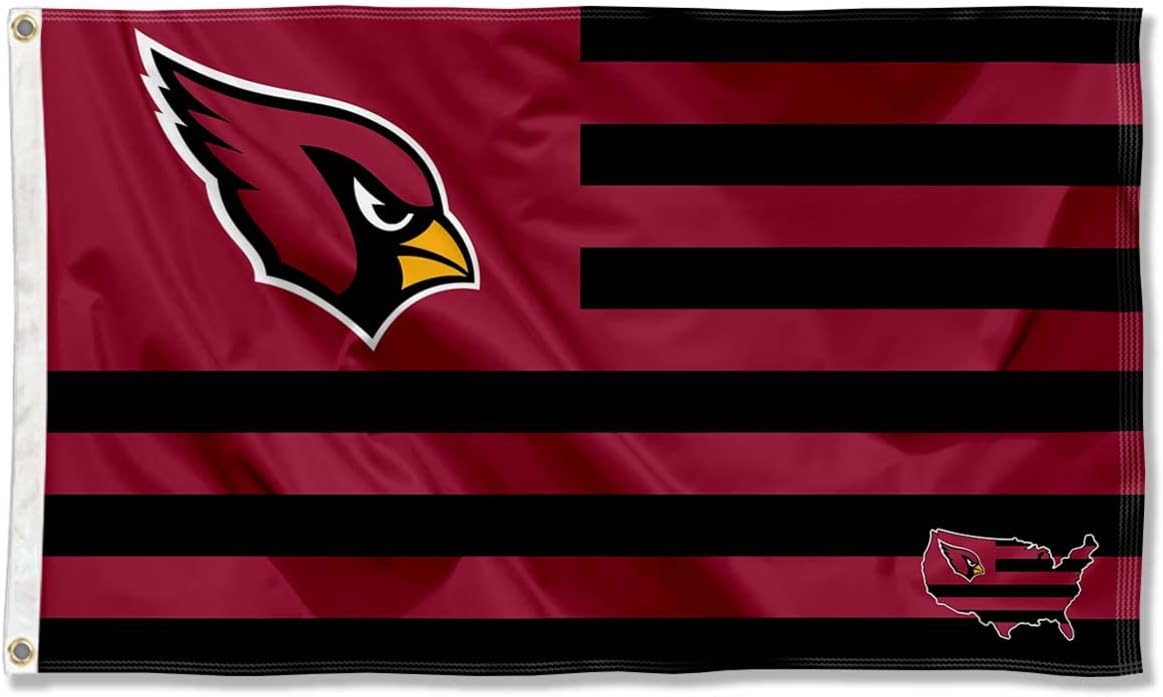 Arizona Cardinals Flag-3x5FT NFL Arizona Cardinals Banner-100% polyester-Camouflage-Gloves-Shine-Stripes