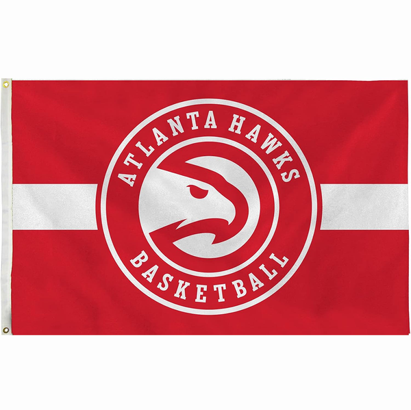 Atlanta Hawks Flag-NBA 3x5 FT atl hawks Basketball Banner-100% polyester-One sided / double sided