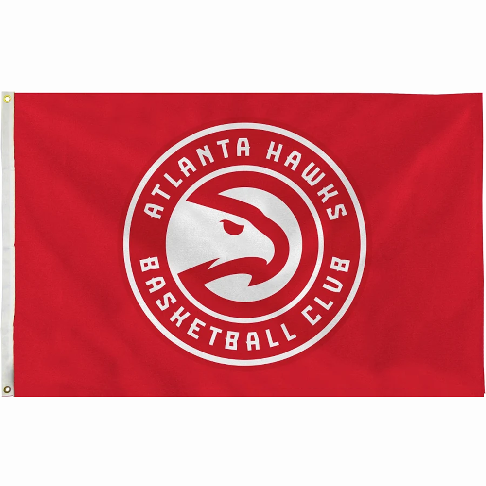 Atlanta Hawks Flag-NBA 3x5 FT atl hawks Basketball Banner-100% polyester-One sided / double sided