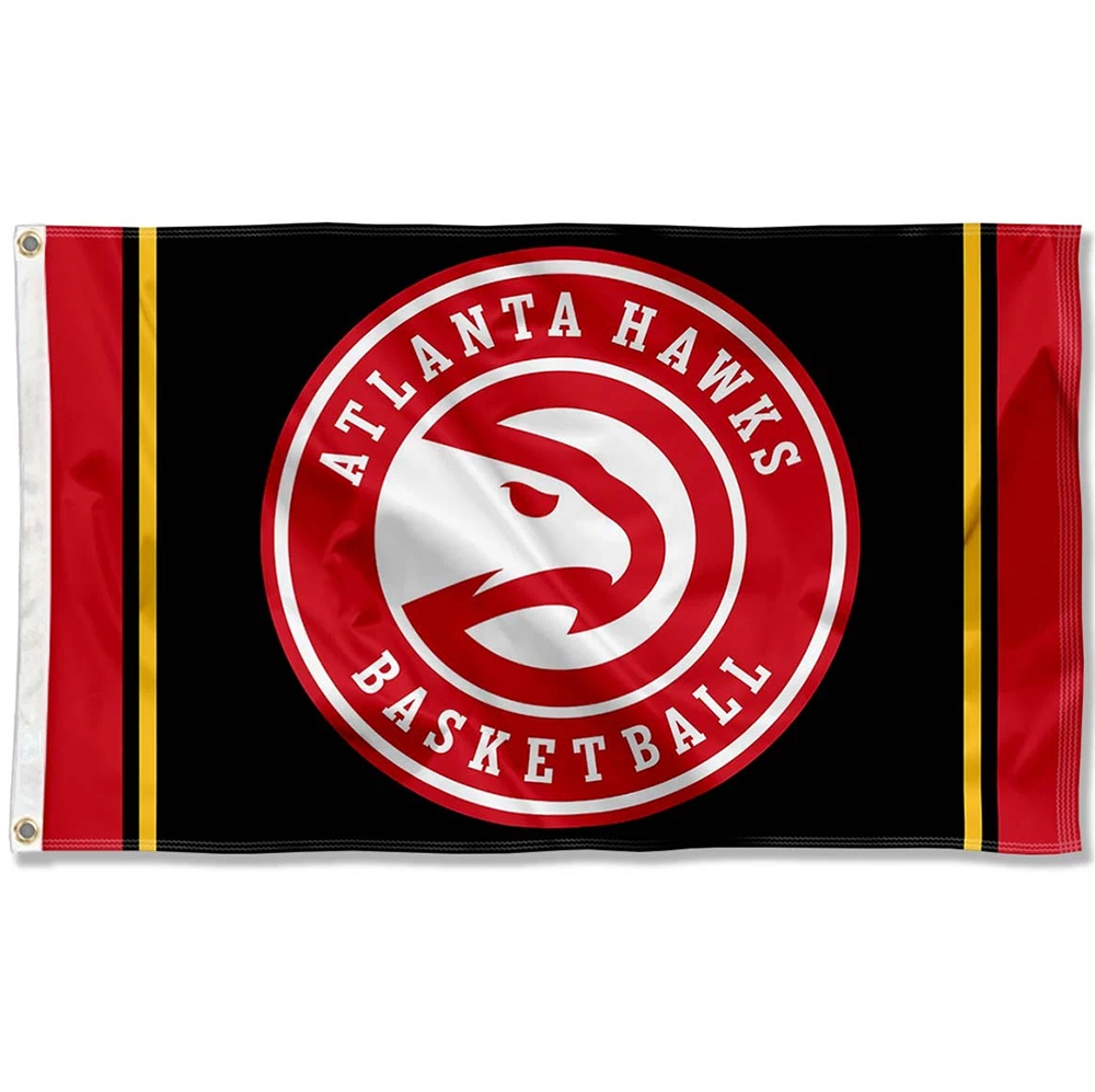 Atlanta Hawks Flag-NBA 3x5 FT atl hawks Basketball Banner-100% polyester-One sided / double sided