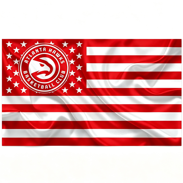 Atlanta Hawks Flag-NBA 3x5 FT atl hawks Basketball Banner-100% polyester-One sided / double sided