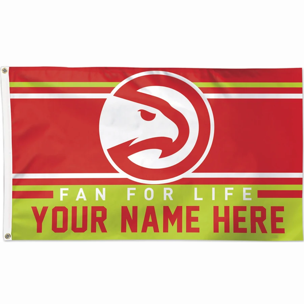 Atlanta Hawks Flag-NBA 3x5 FT atl hawks Basketball Banner-100% polyester-One sided / double sided