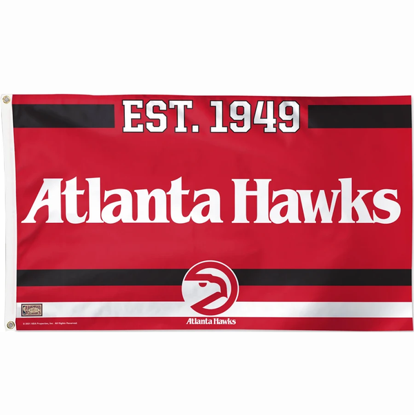 Atlanta Hawks Flag-NBA 3x5 FT atl hawks Basketball Banner-100% polyester-One sided / double sided