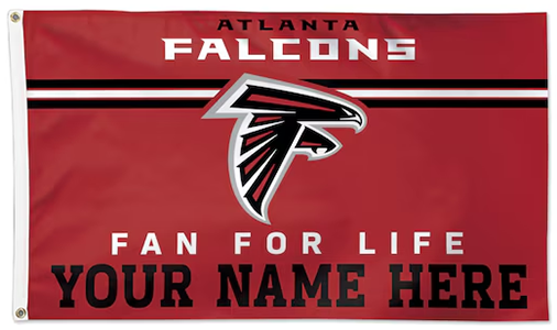 Atlanta Falcons Flag-3x5FT NFL Banner-100% polyester-one sided / two sided