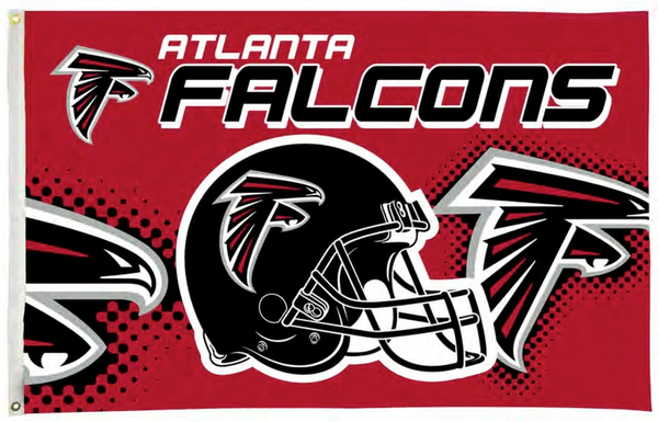 Atlanta Falcons Flag-3x5FT NFL Banner-100% polyester-one sided / two sided
