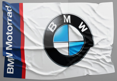 BMW Motorrad Flag-  3x5 FT Banner-100% polyester-2 Metal Grommets
