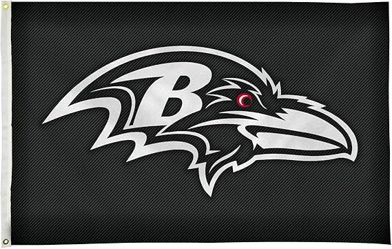 Baltimore Ravens Flag-3x5FT NFL Banner-100% polyester-gloves-champions-super bowl