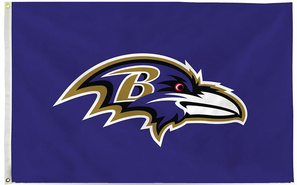 Baltimore Ravens Flag-3x5FT NFL Banner-100% polyester-gloves-champions-super bowl