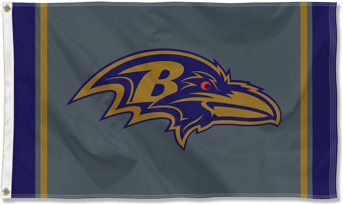 Baltimore Ravens Flag-3x5FT NFL Banner-100% polyester-gloves-champions-super bowl