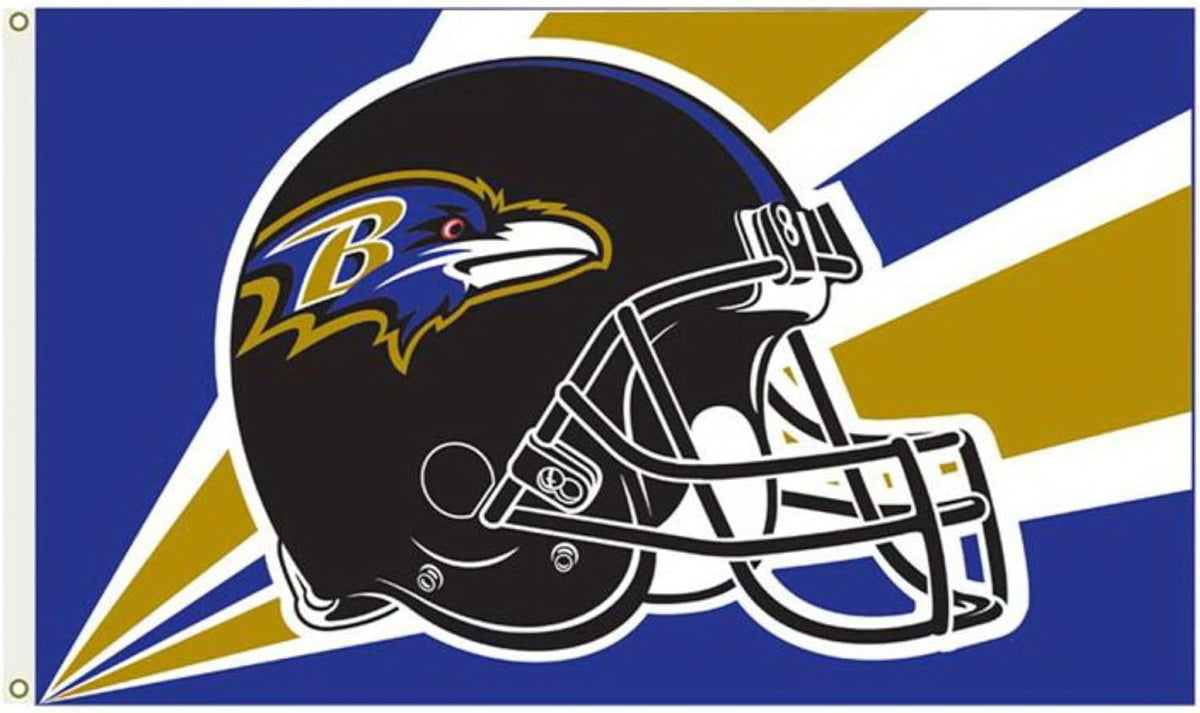 Baltimore Ravens Flag-3x5FT NFL Banner-100% polyester-gloves-champions-super bowl
