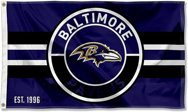 Baltimore Ravens Flag-3x5FT NFL Banner-100% polyester-gloves-champions-super bowl