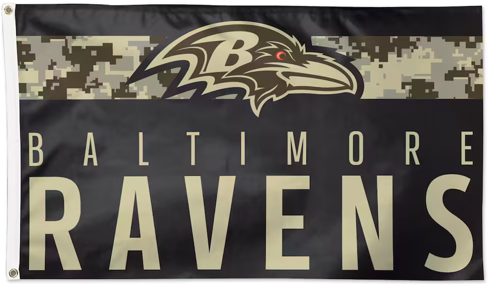 Baltimore Ravens Flag-3x5FT NFL Banner-100% polyester-gloves-champions-super bowl