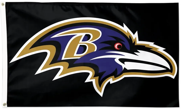 Baltimore Ravens Flag-3x5FT NFL Banner-100% polyester-gloves-champions-super bowl