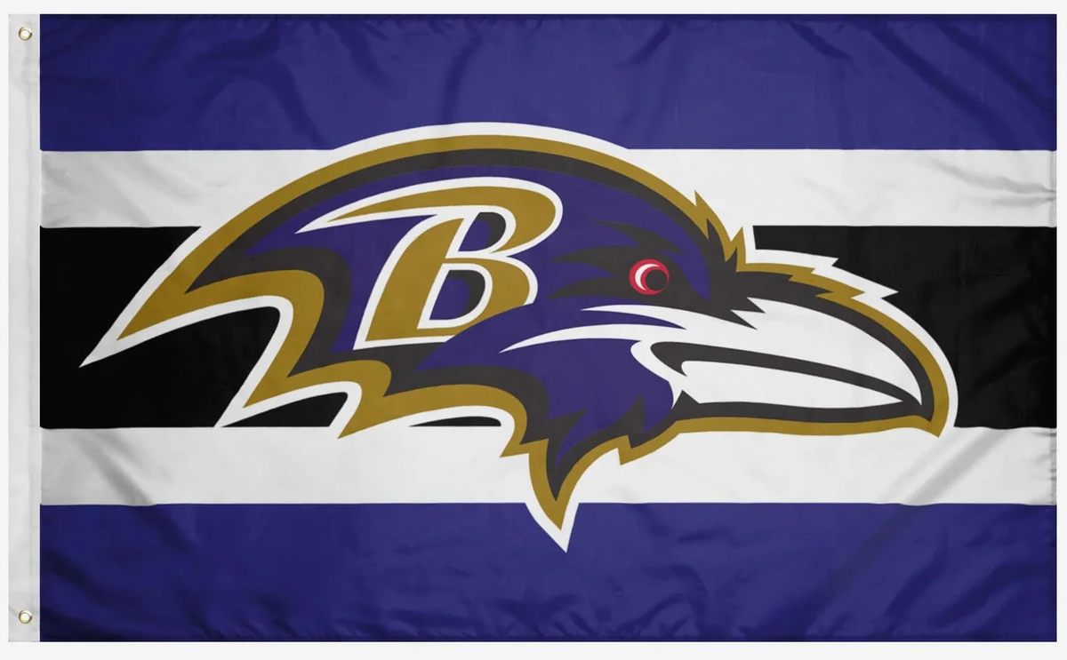 Baltimore Ravens Flag-3x5FT NFL Banner-100% polyester-gloves-champions-super bowl