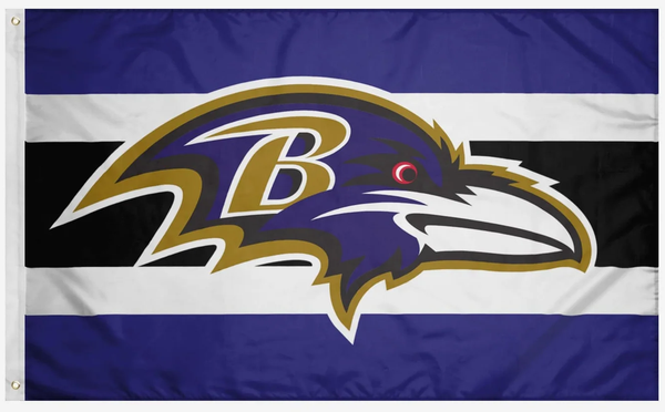 Baltimore Ravens Flag-3x5FT NFL Banner-100% polyester-gloves-champions-super bowl