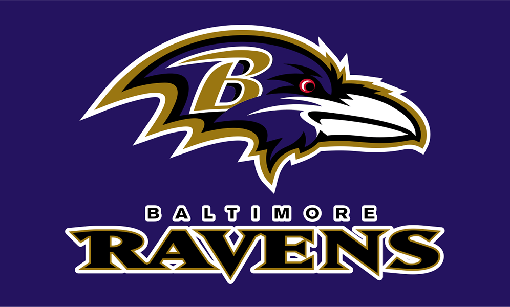 Baltimore Ravens Flag-3x5FT NFL Banner-100% polyester-gloves-champions-super bowl