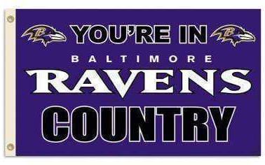 Baltimore Ravens Flag-3x5FT NFL Banner-100% polyester-gloves-champions-super bowl