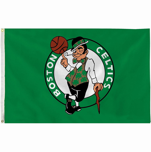 Boston Celtics Flag-NBA 3x5 FT Boston Celtics Basketball Banner-100% polyester-One sided / double sided