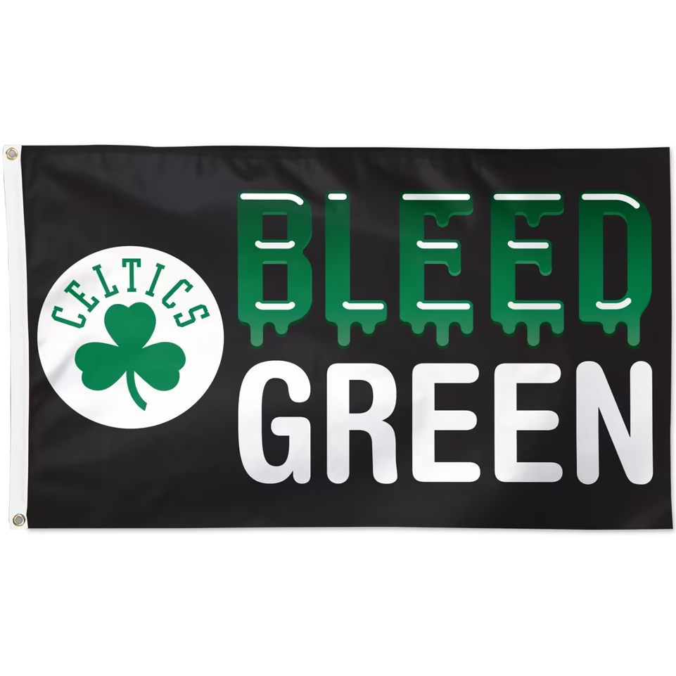 Boston Celtics Flag-NBA 3x5 FT Boston Celtics Basketball Banner-100% polyester-One sided / double sided