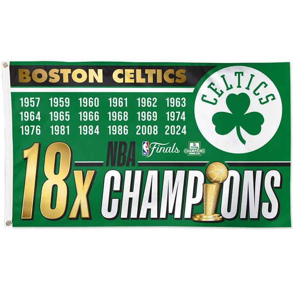 Boston Celtics Flag-NBA 3x5 FT Boston Celtics Basketball Banner-100% polyester-One sided / double sided