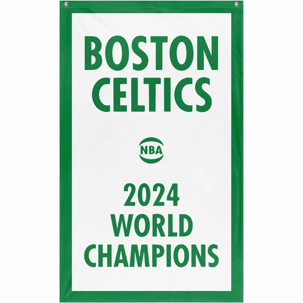 Boston Celtics Flag-NBA 3x5 FT Boston Celtics Basketball Banner-100% polyester-One sided / double sided