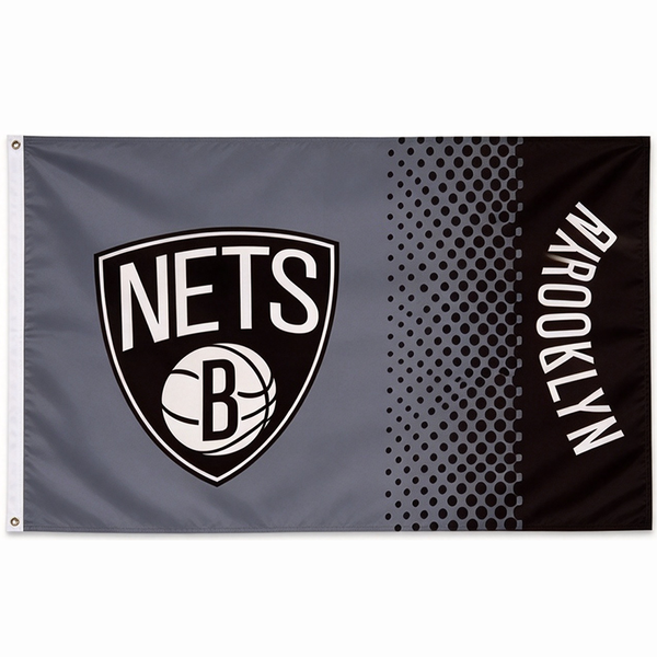 Brooklyn Nets Flag-NBA 3x5 FT Brooklyn Nets Basketball Banner-100% polyester-One sided / double sided