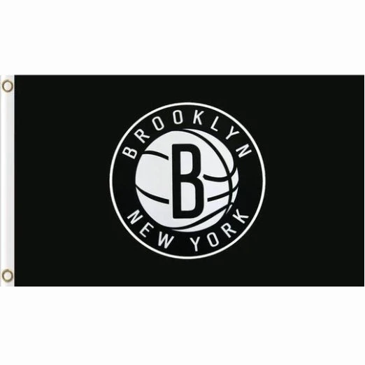 Brooklyn Nets Flag-NBA 3x5 FT Brooklyn Nets Basketball Banner-100% polyester-One sided / double sided
