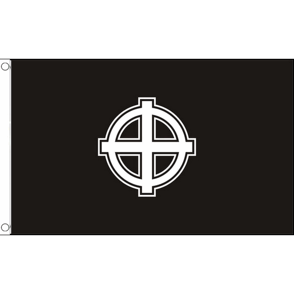 Celtic Cross Flag -3' x 5' 100% polyester-2 Metal Grommets