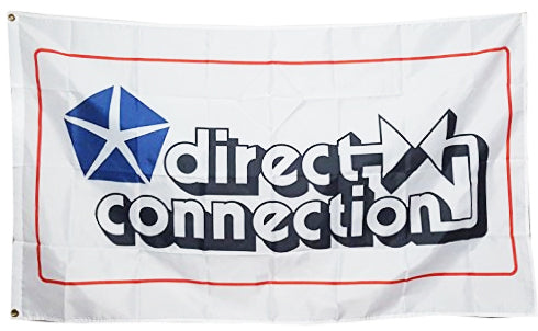 Direct Connection Flag 3x5ft Checkered Banner-Metal Grommets
