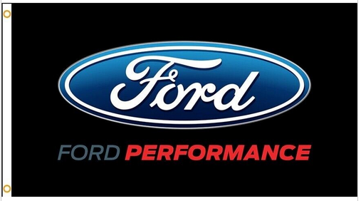 Ford Performance Flag -3x5 FT Banner-100% polyester-2 Metal Grommets