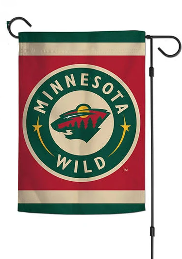 NHL Minnesota Wild Flag - "12.5 x 18" "28 x 40" Inches - Minnesota Wild Garden Flags