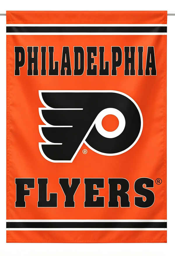 NHL Philadelphia Flyers Flag - "12.5 x 18" "28 x 40" Inches - Philadelphia Flyers Garden Flags