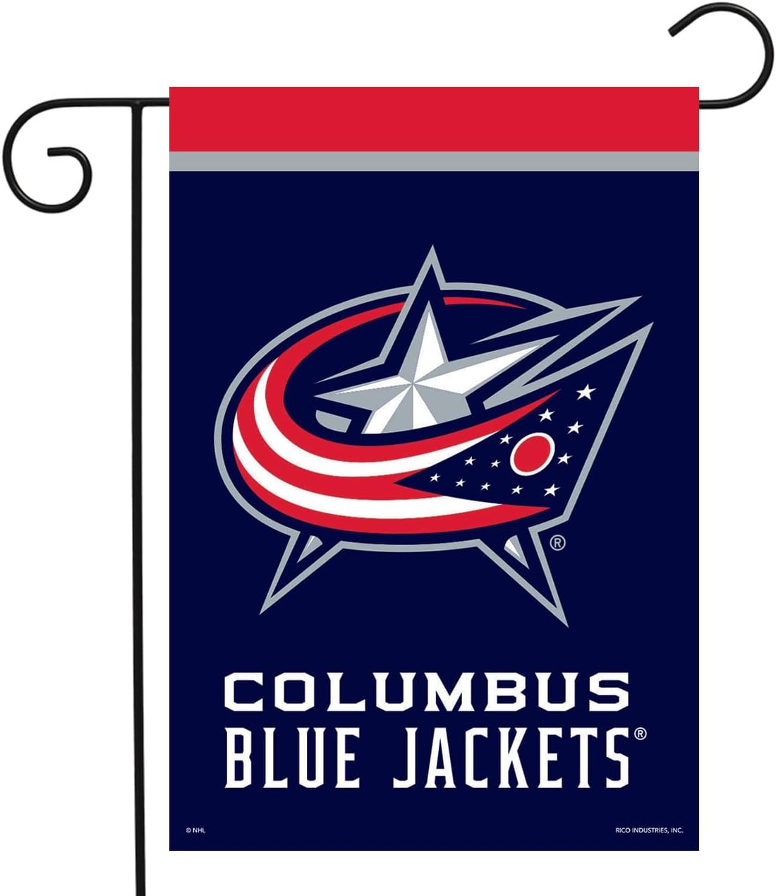 NHL Columbus Blue Jackets Flag - "12.5 x 18" "28 x 40" Inches - Blue Jackets Garden Flags