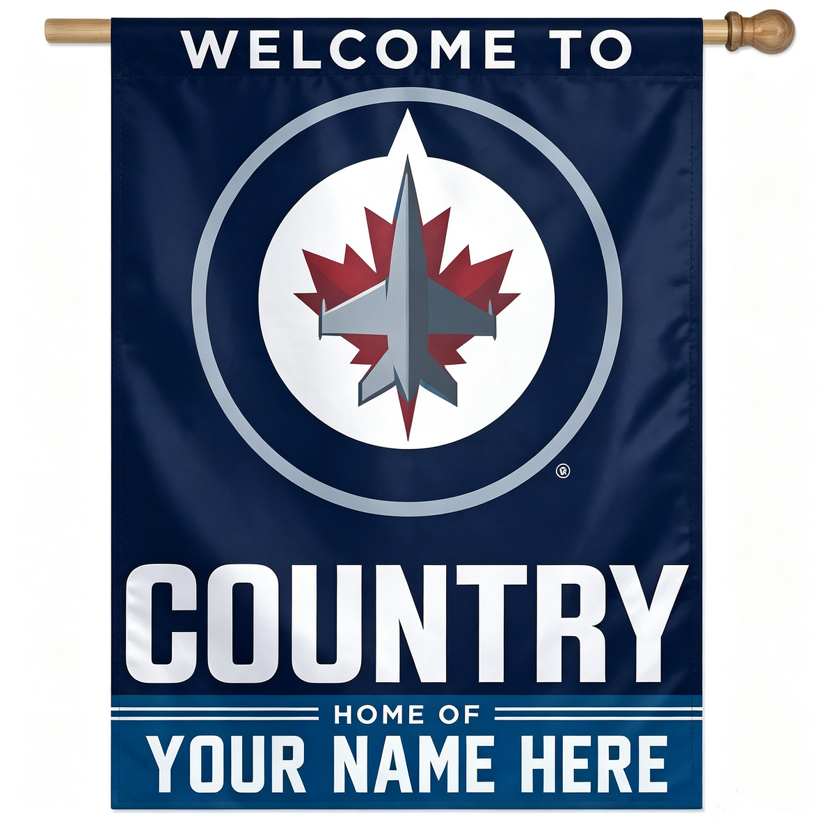 NHL Winnipeg Jets Flag - "12.5 x 18" "28 x 40" Inches - Winnipeg Jets Garden Flags
