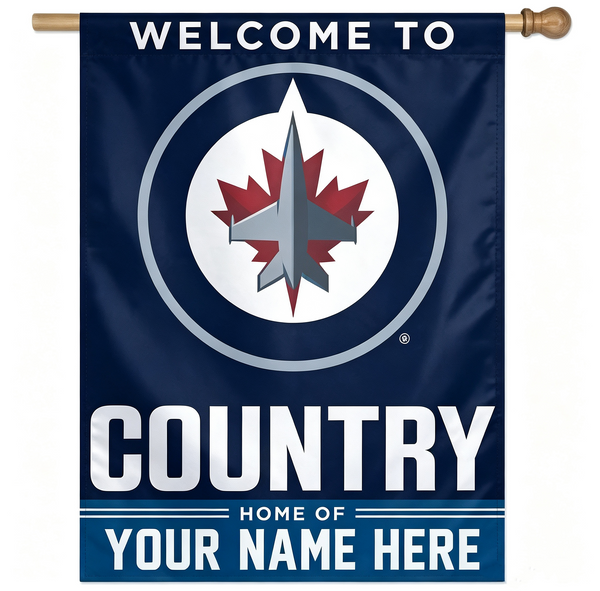 NHL Winnipeg Jets Flag - "12.5 x 18" "28 x 40" Inches - Winnipeg Jets Garden Flags