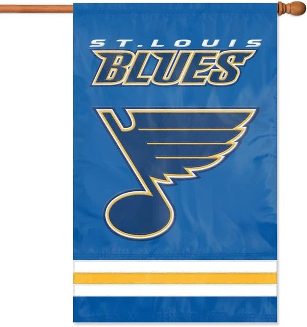 NHL St. Louis Blues Flag - "12.5 x 18" "28 x 40" Inches - St. Louis Blues Garden Flags