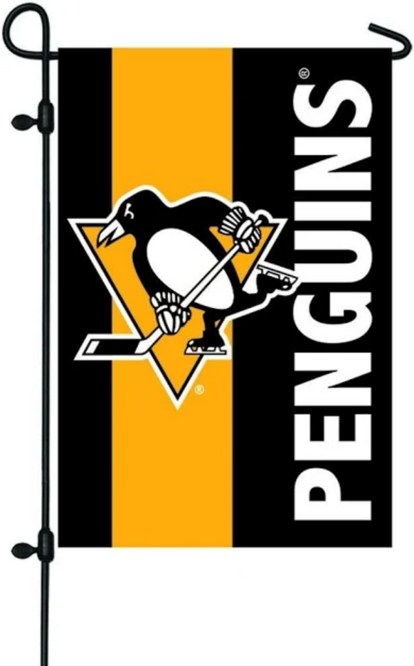 NHL  Pittsburgh Penguins Flag - "12.5 x 18" "28 x 40" Inches -  Pittsburgh Penguins Garden Flags
