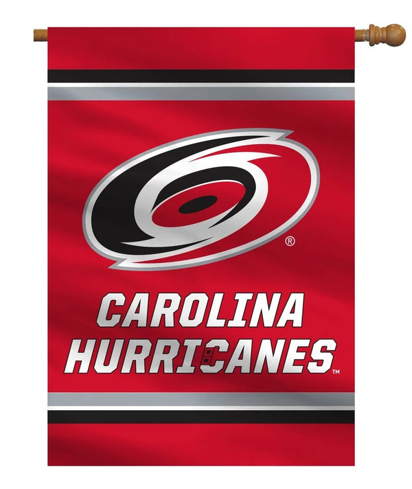 NHL Carolina Hurricanes Flag - "12.5 x 18" "28 x 40" Inches - Carolina Hurricanes Garden Flags