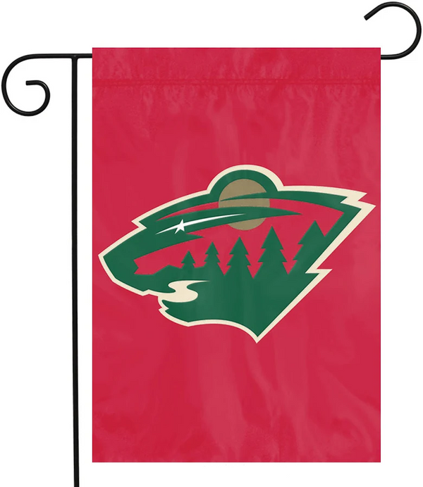 NHL Minnesota Wild Flag - "12.5 x 18" "28 x 40" Inches - Minnesota Wild Garden Flags