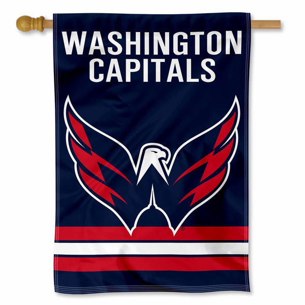 NHLWashington Capitals Flag - "12.5 x 18" "28 x 40" Inches - Washington Capitals Garden Flags
