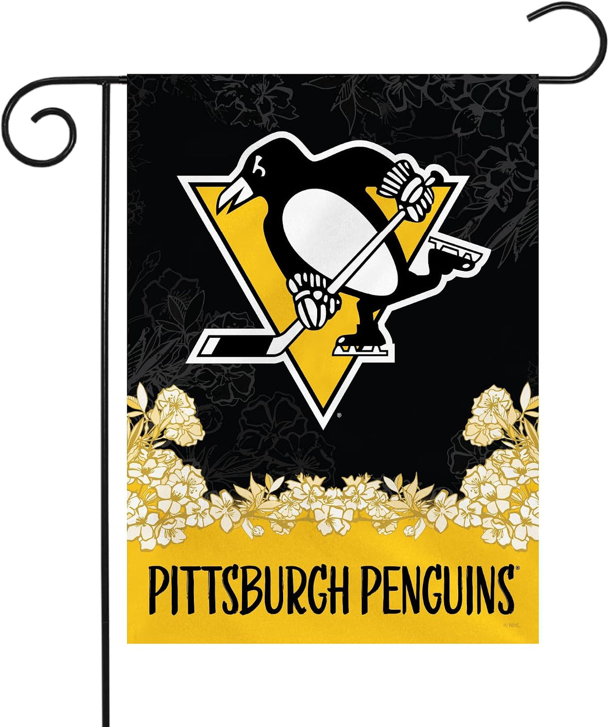 NHL  Pittsburgh Penguins Flag - "12.5 x 18" "28 x 40" Inches -  Pittsburgh Penguins Garden Flags