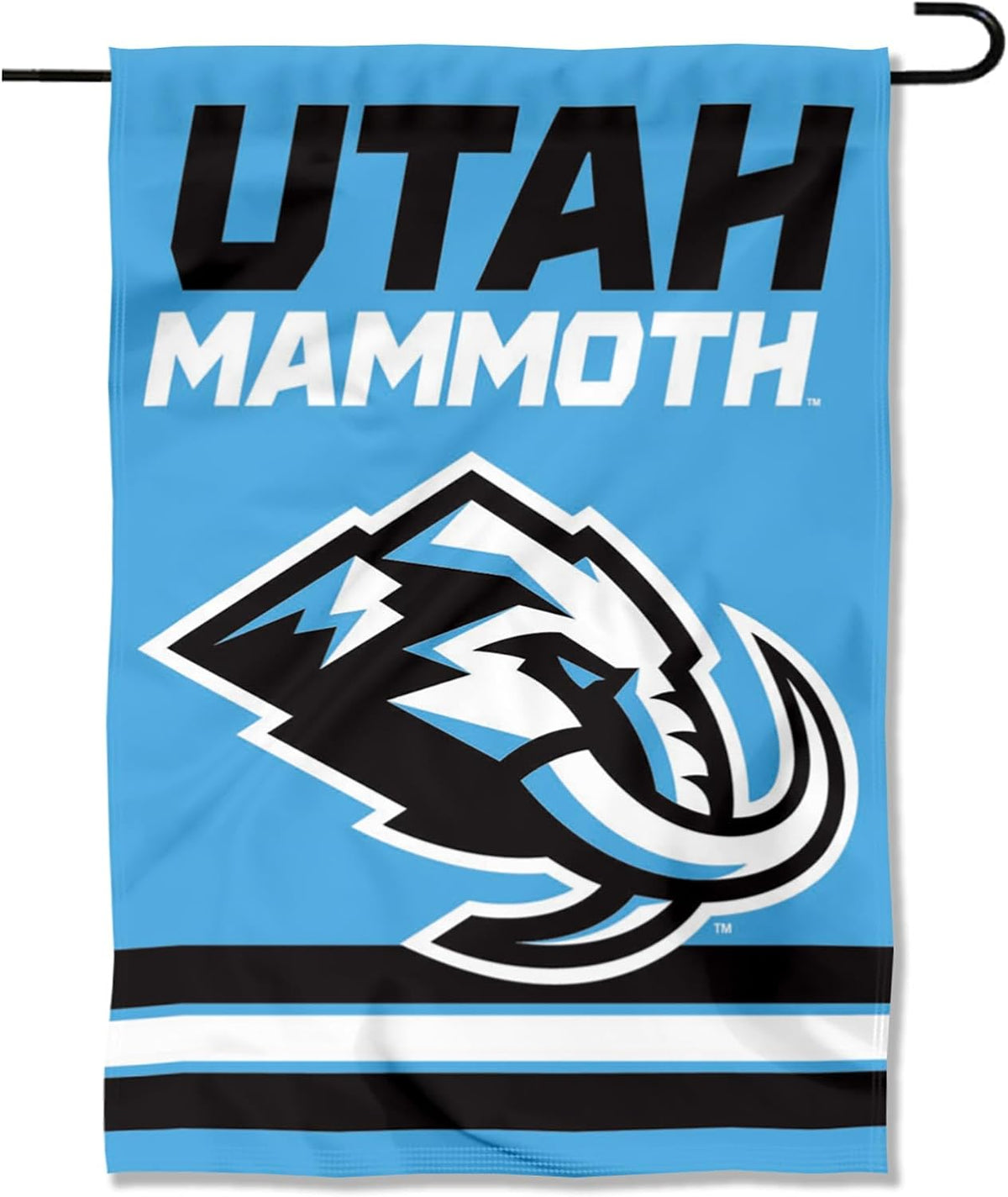 NHL Utah Mammoth Flag - "12.5 x 18" "28 x 40" Inches - Utah Mammoth Garden Flags