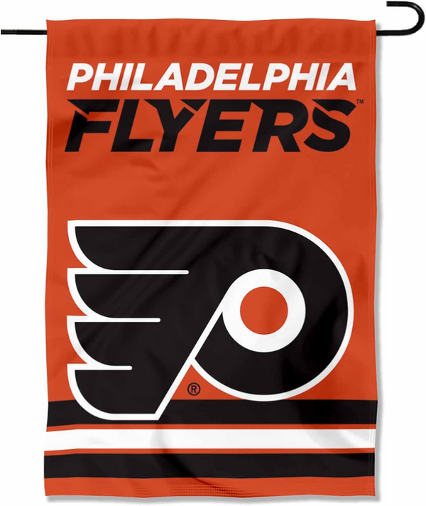 NHL Philadelphia Flyers Flag - "12.5 x 18" "28 x 40" Inches - Philadelphia Flyers Garden Flags